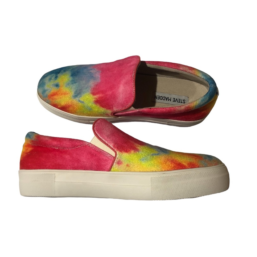 NWOT Steve Madden Tie Dye Sneakers - Picture 9 of 10